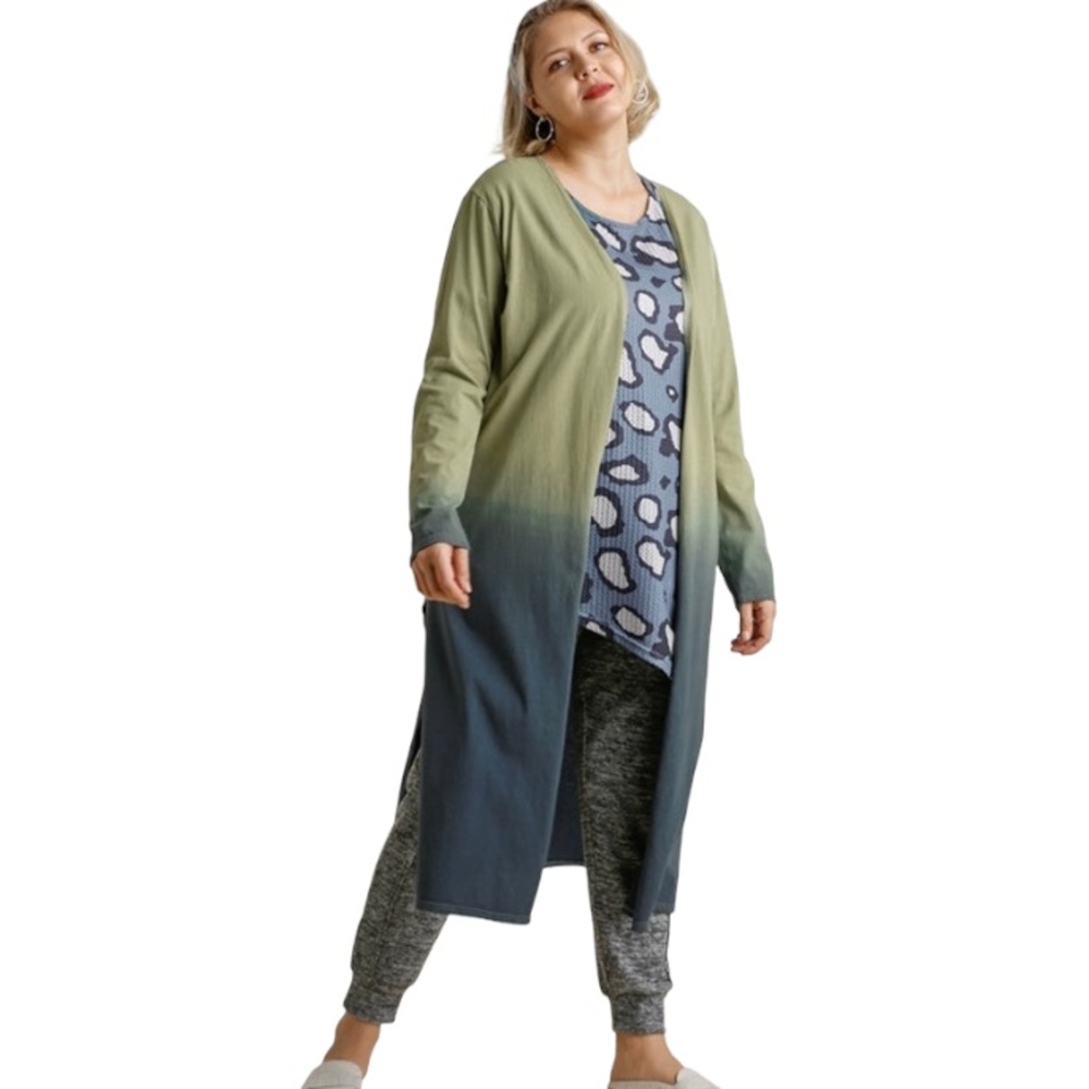 NWT Ombré Open Front Kimono Cardigan